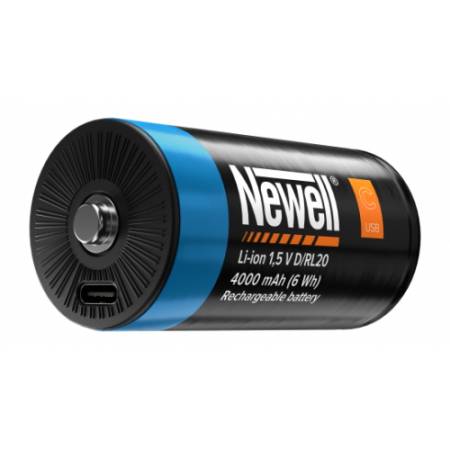 Newell D/R20 USB-C - 2x akumulator/bateria D/R20 (R20), USB-C